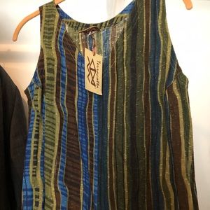 Long sleeveless summer dress